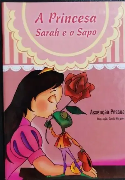 Capa do livro A Princesa Sarah e o Sapo