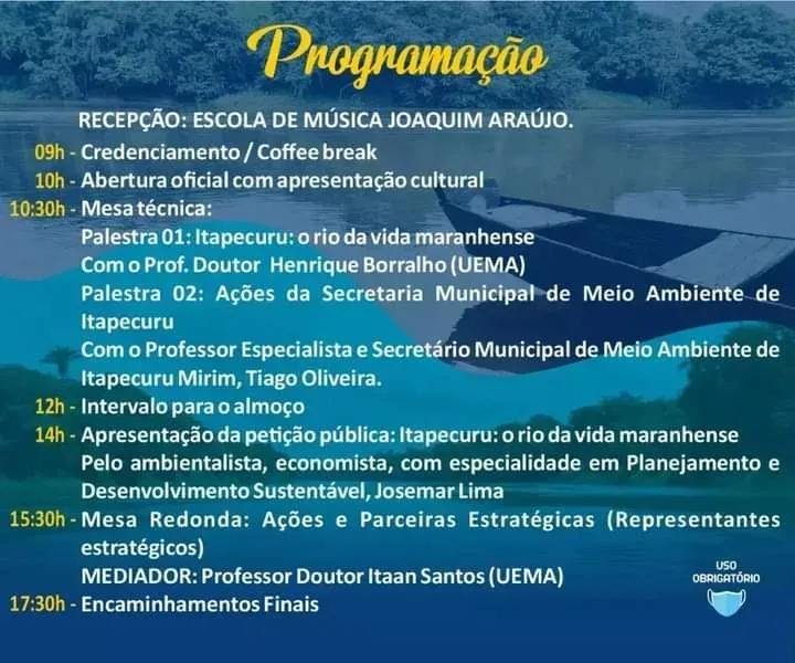Flyer 2 da campanha do Rio Itapecuru